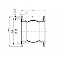 Spherical sleeves, flanges connection