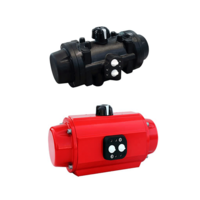 Failsafe closed pneumatic actuator type PP-PA for 1/4 turn valve