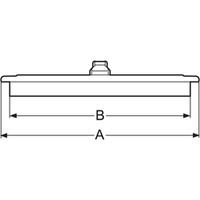 PE-LD Manhole cover with collet, ø400, with screws