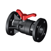 PPGF ball valve, 2-way, ANSI* flanged compact