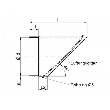 Pipe with insect protection grid