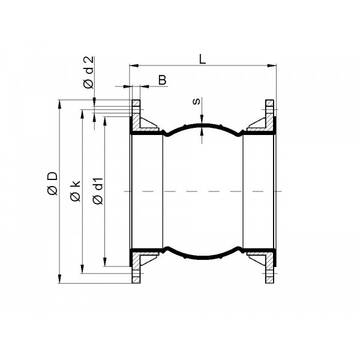 Spherical sleeves, flanges connection