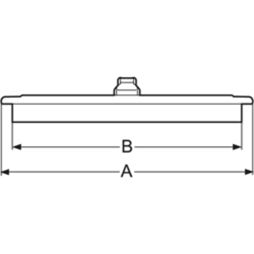 PE-LD Manhole cover with collet, ø400, with screws