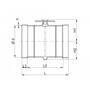 Volume control dampers standard continuous adjustment (man. operation), socket connection without graduated collar