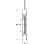 ANSI* wafer PVC-U swing check valve